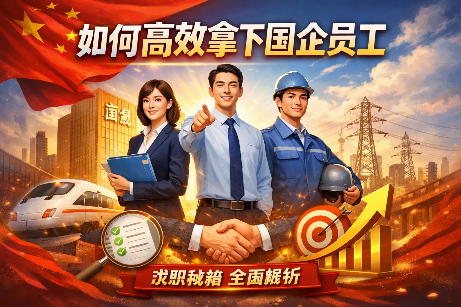 如何高效拿下国企员工