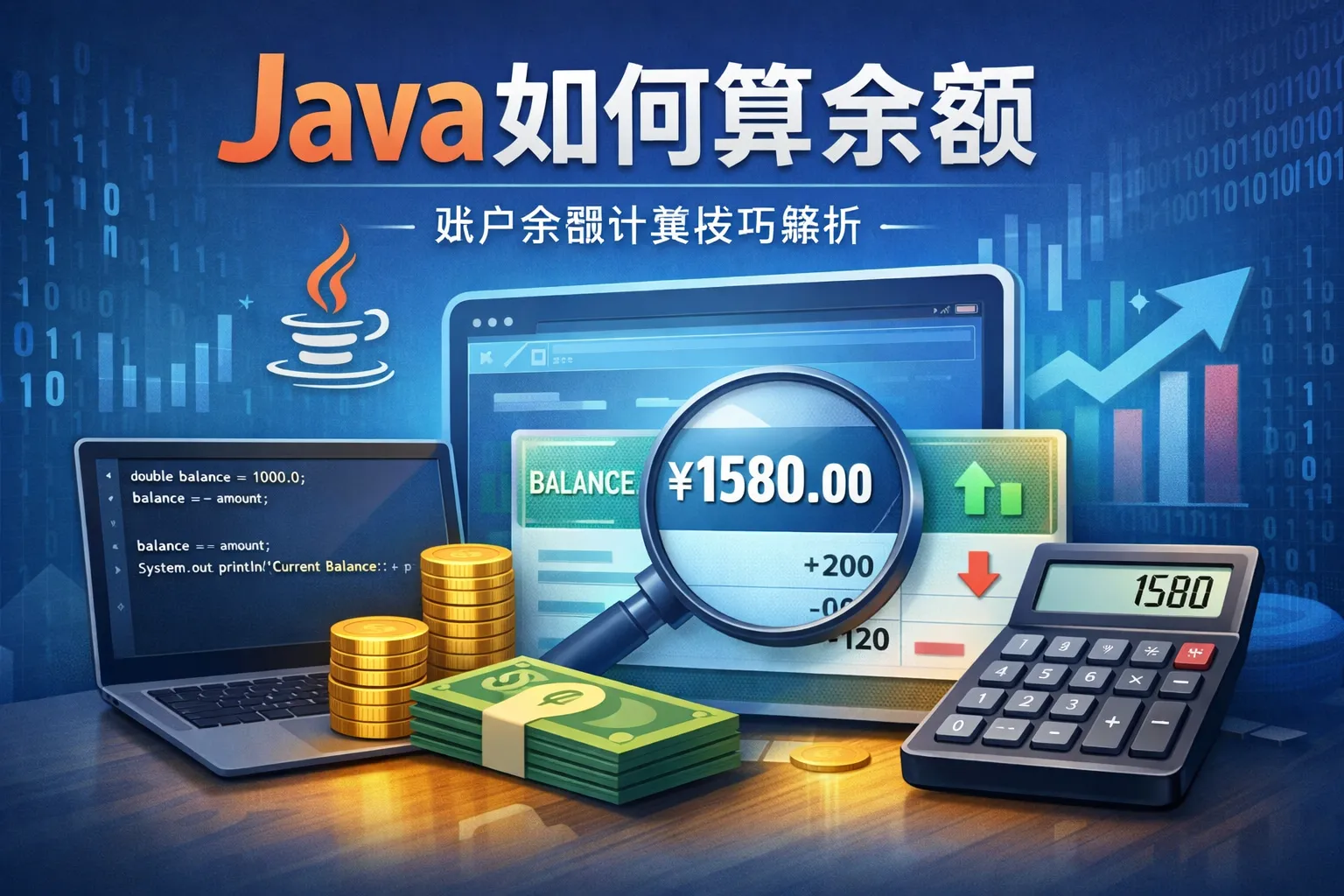 java如何算余额
