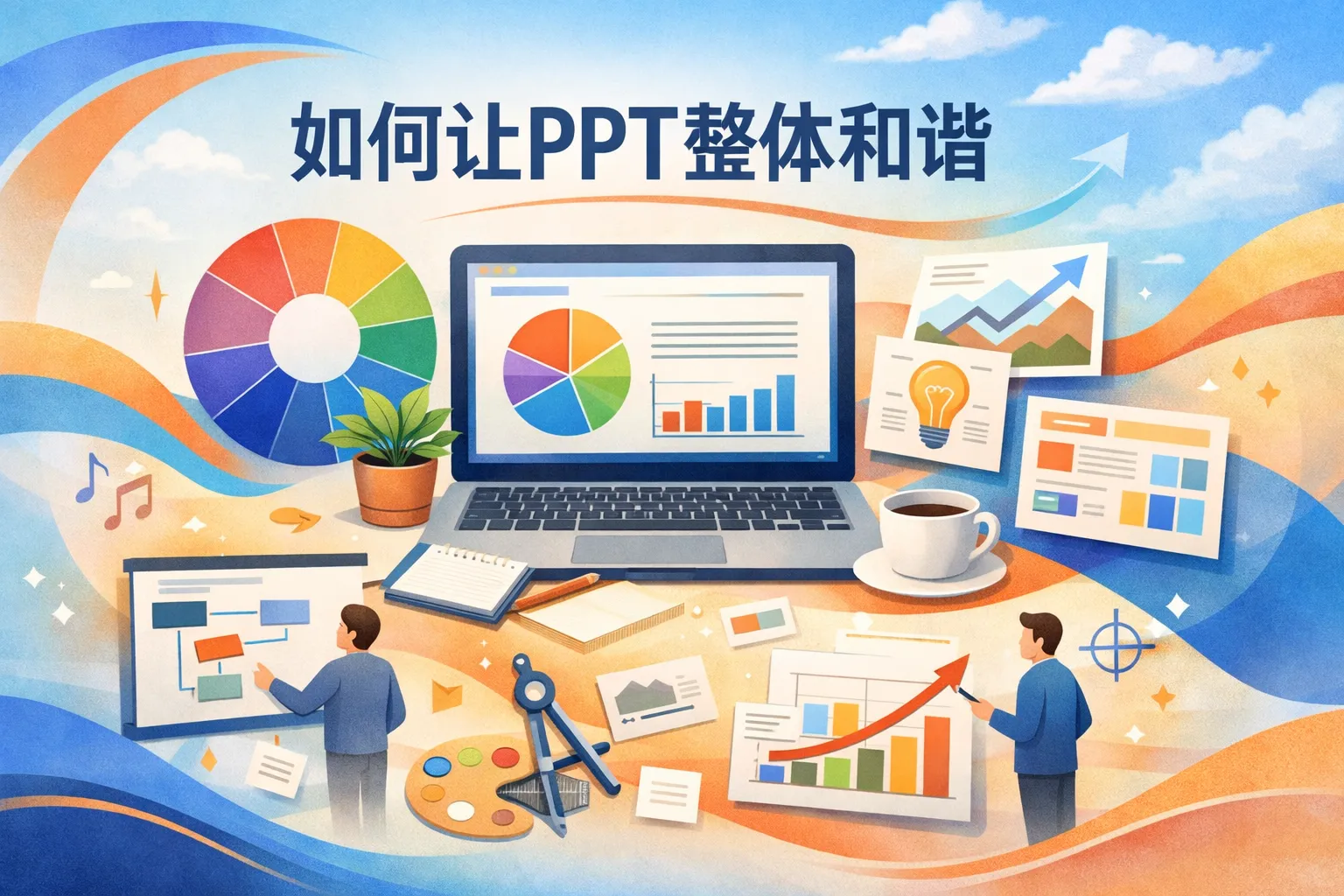 ppt整体如何和谐