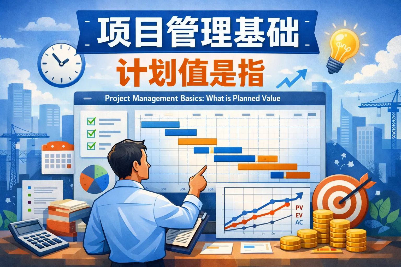 项目管理基础计划值是指