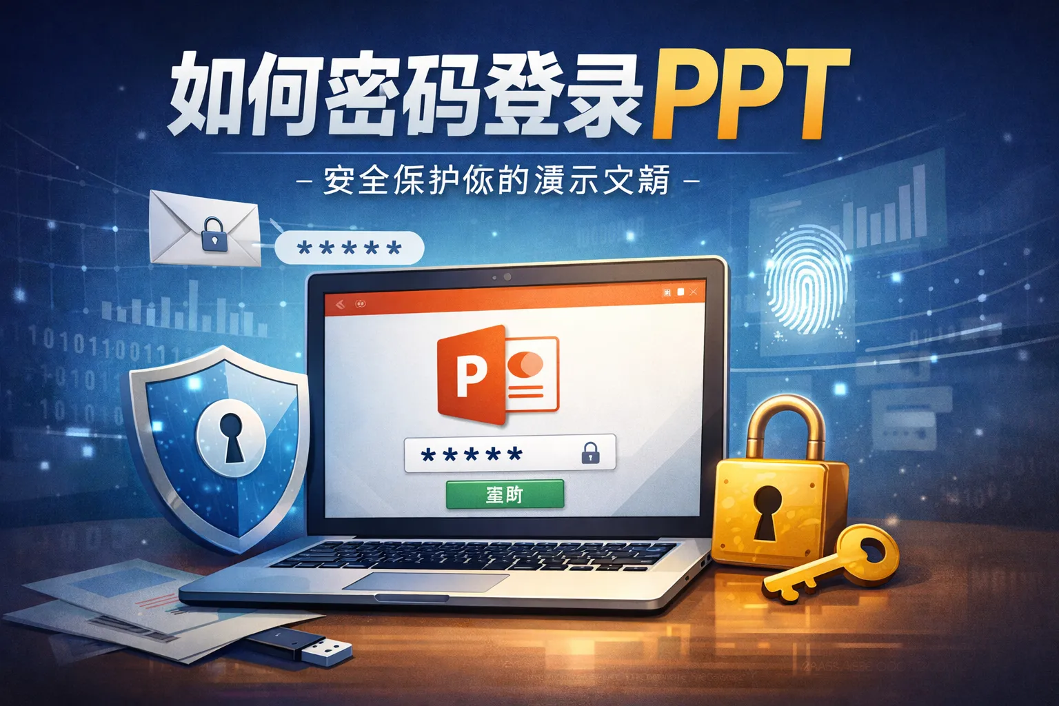 如何密码登录ppt