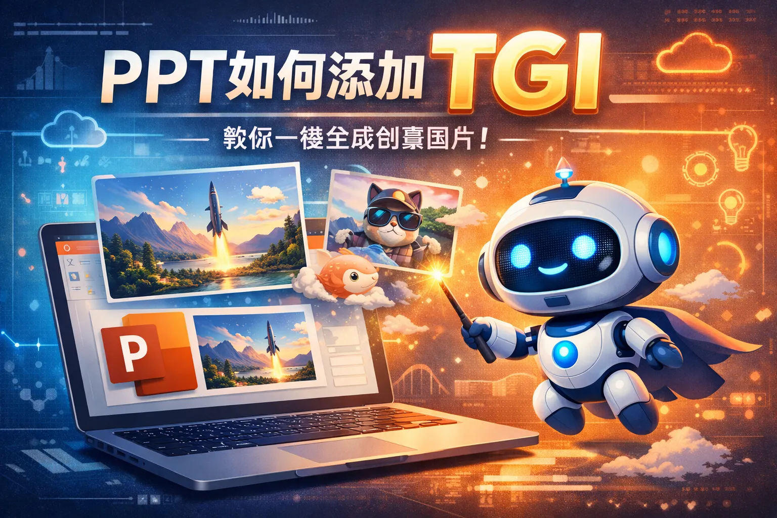 ppt如何添加tgi