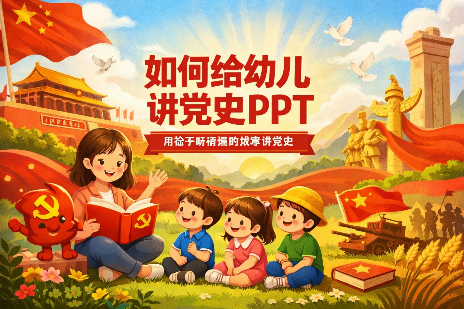 如何给幼儿讲党史ppt