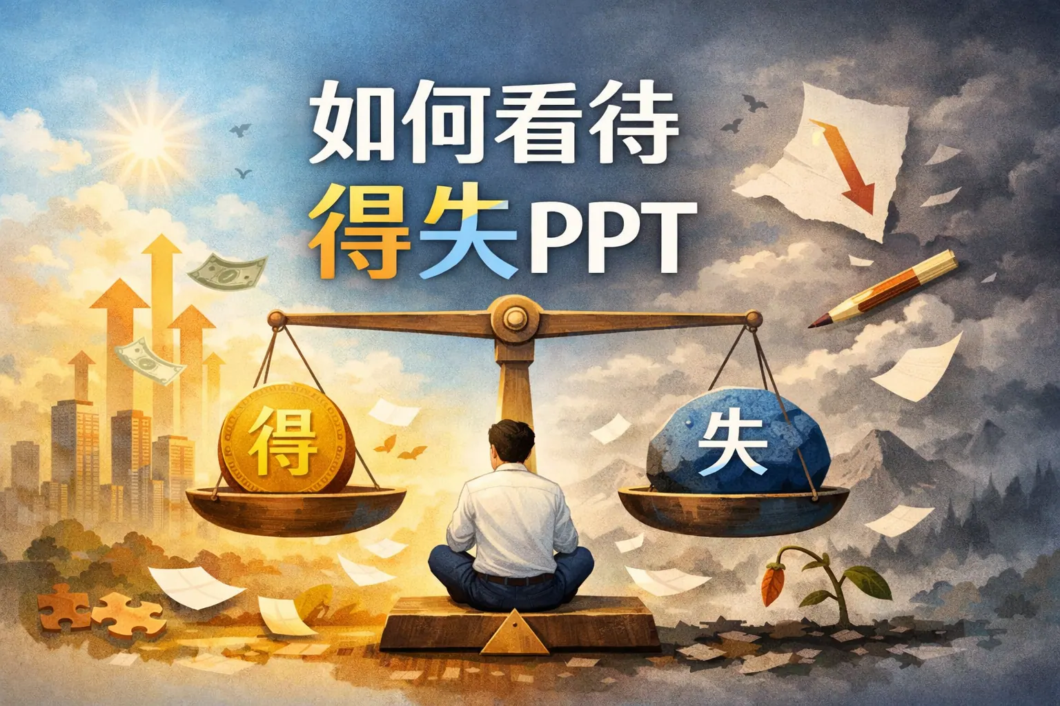 如何看待得失ppt