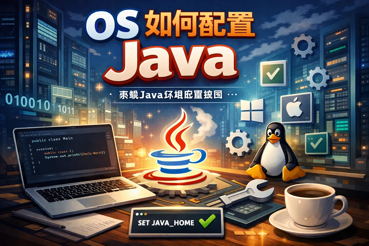 os如何配置java