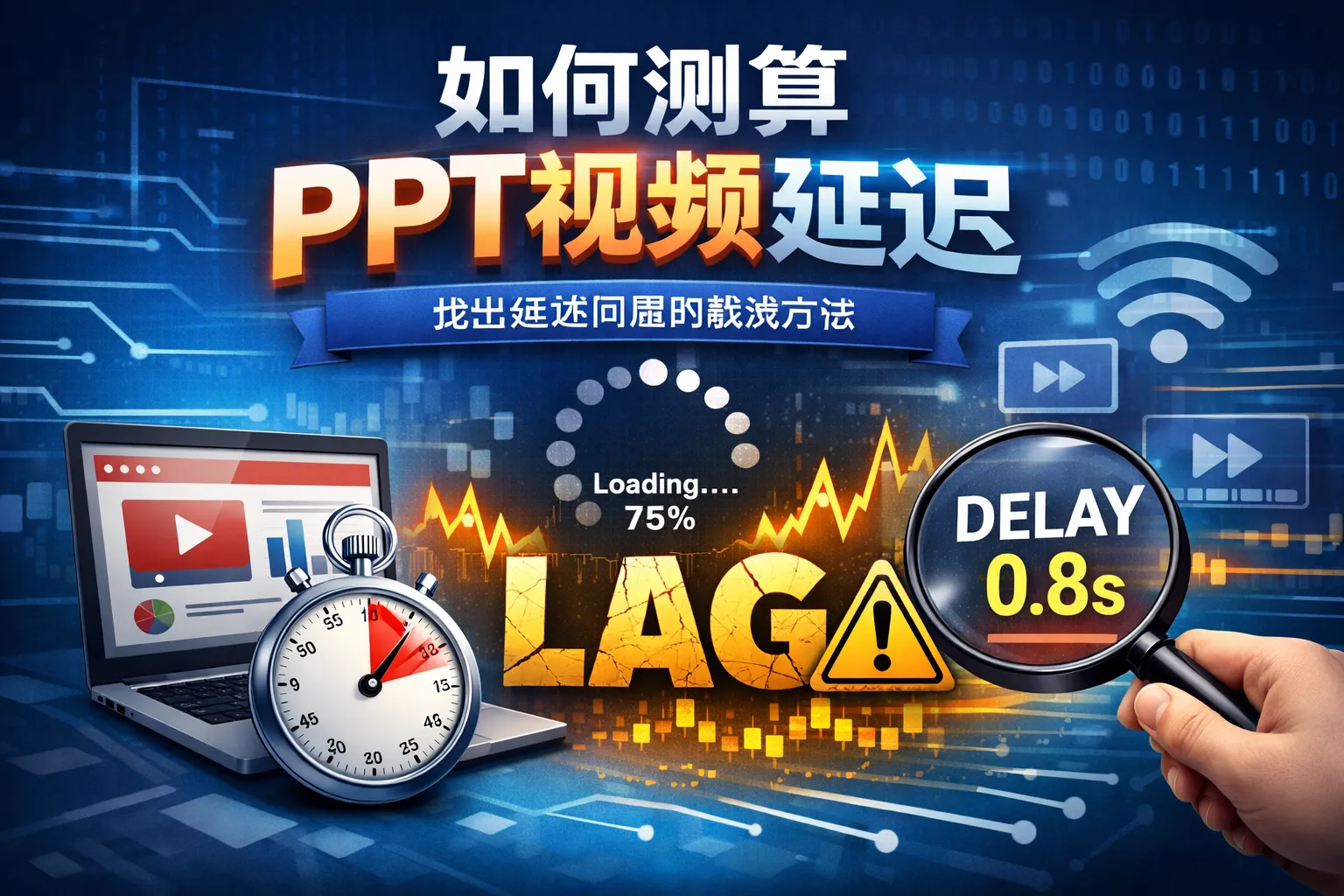 如何测算ppt视频延迟