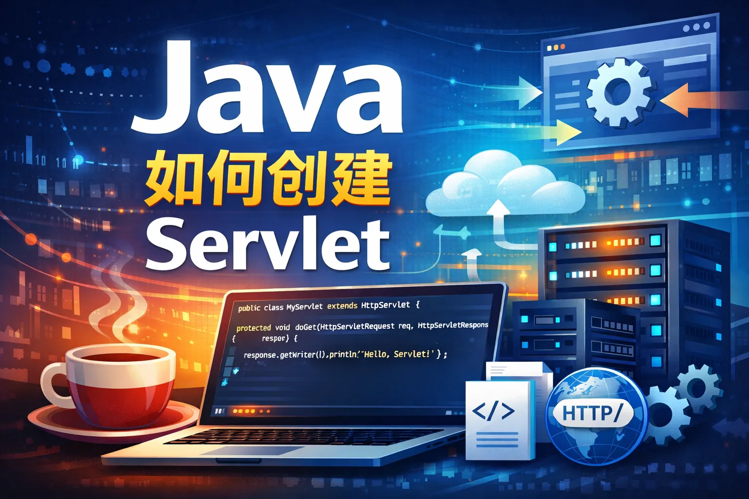 java如何创建servlet