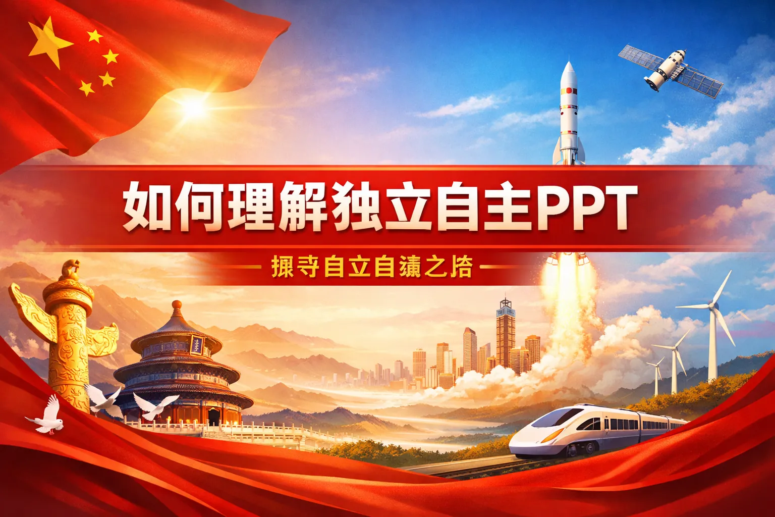 如何理解独立自主ppt