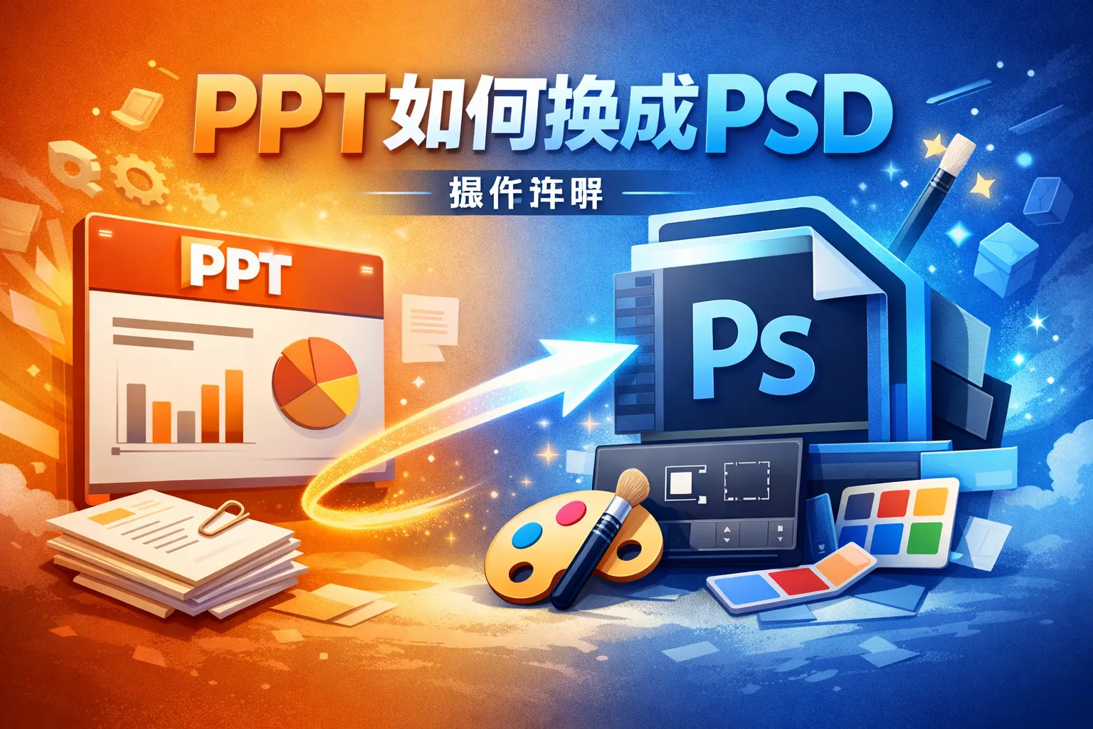 ppt如何换成psd