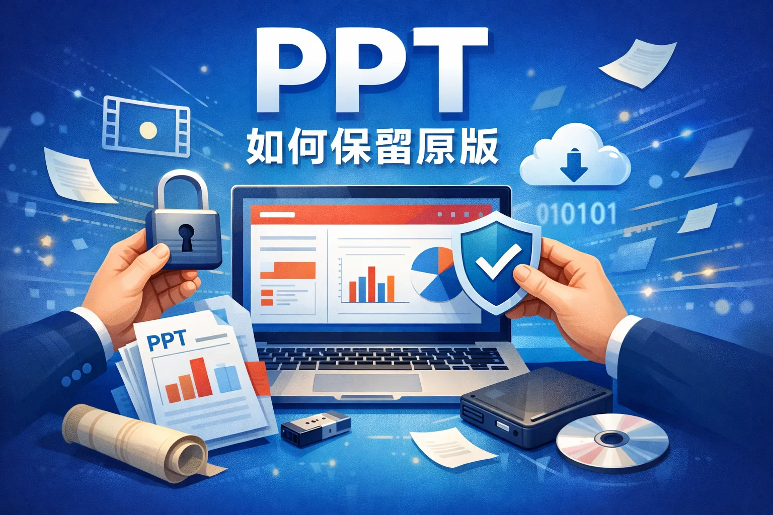 ppt如何保留原版