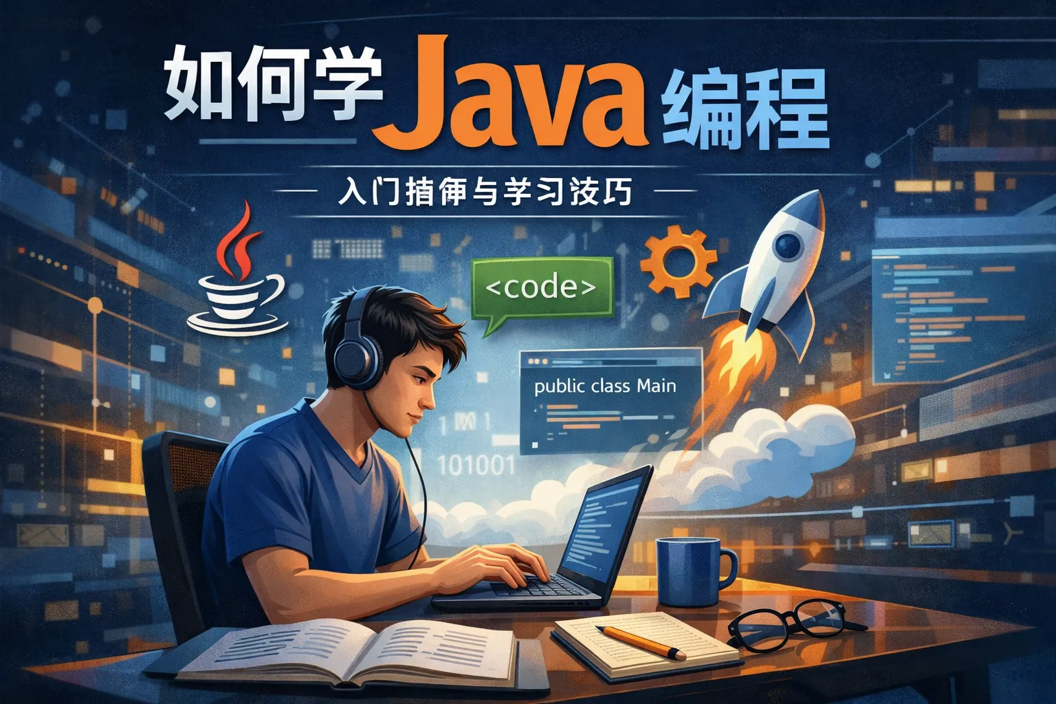 如何学java编程