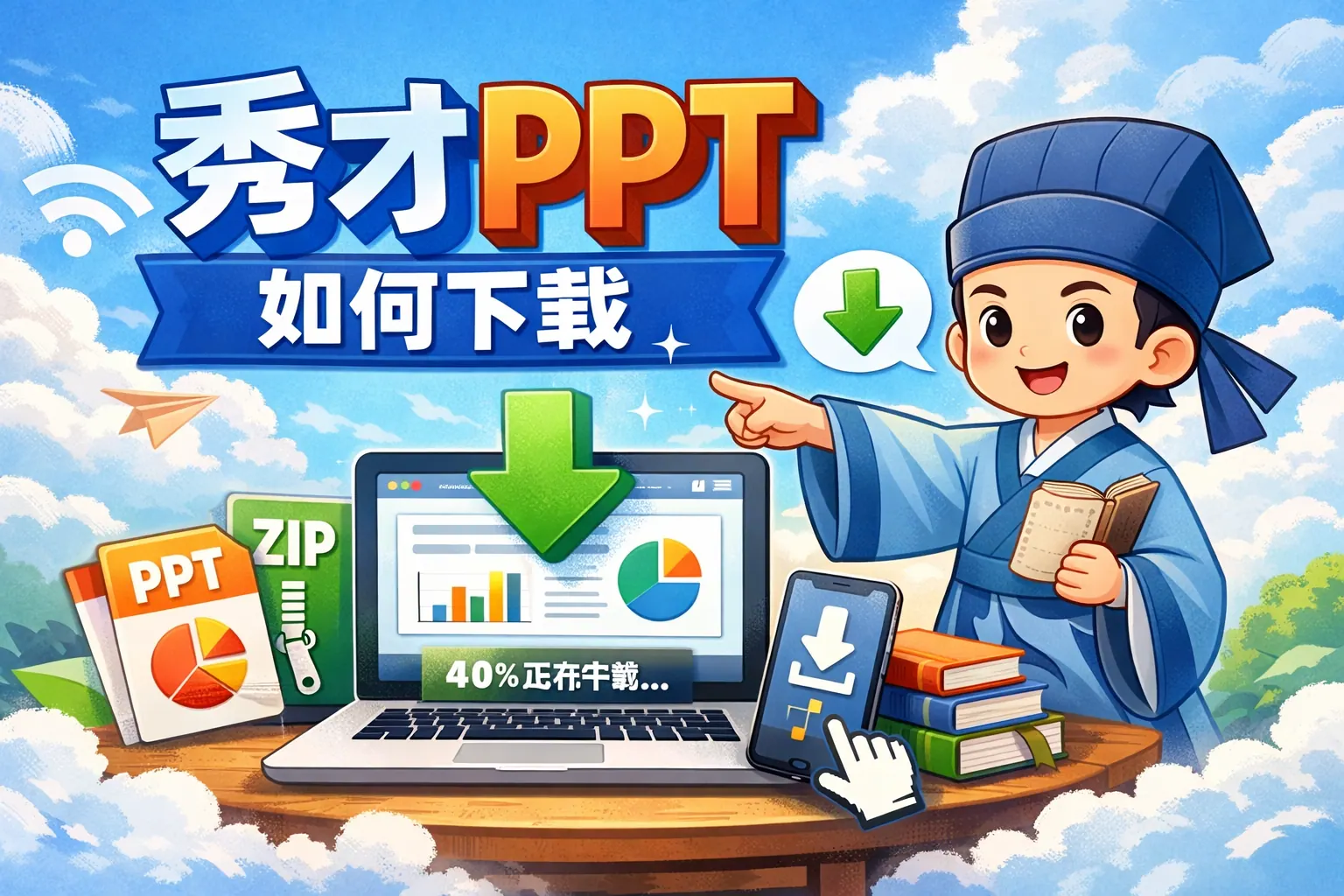 秀才ppt如何下载