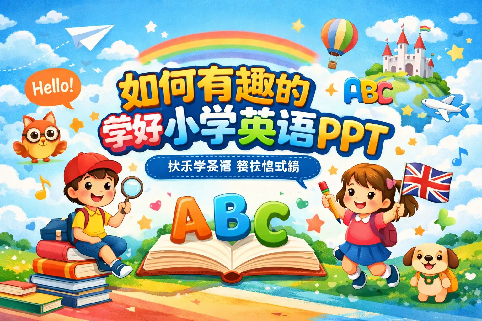 如何有趣的学好小学英语ppt