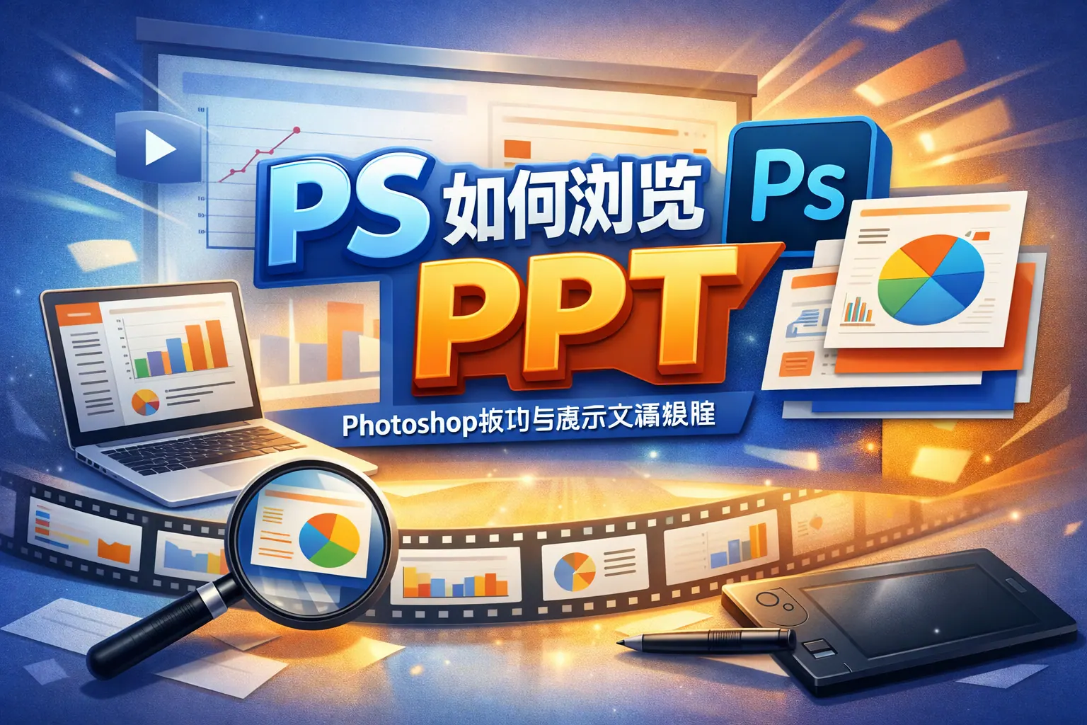 ps如何浏览ppt
