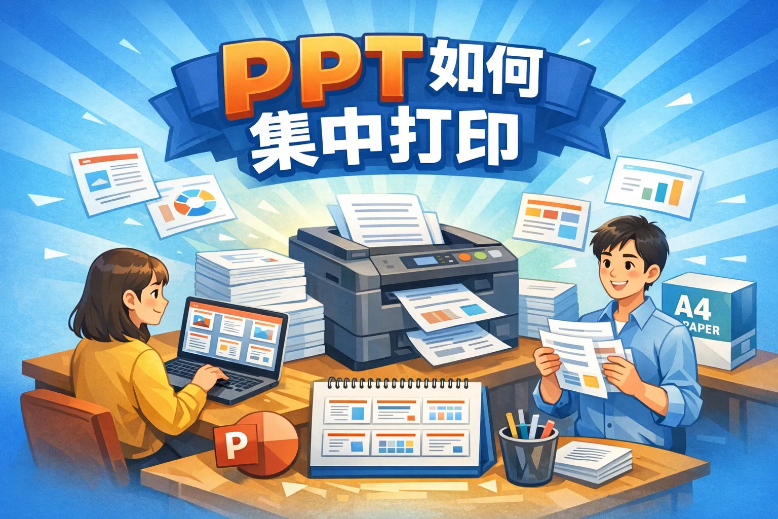 ppt如何集中打印