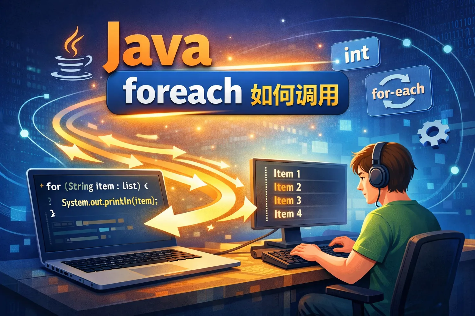 java foreach 如何调用