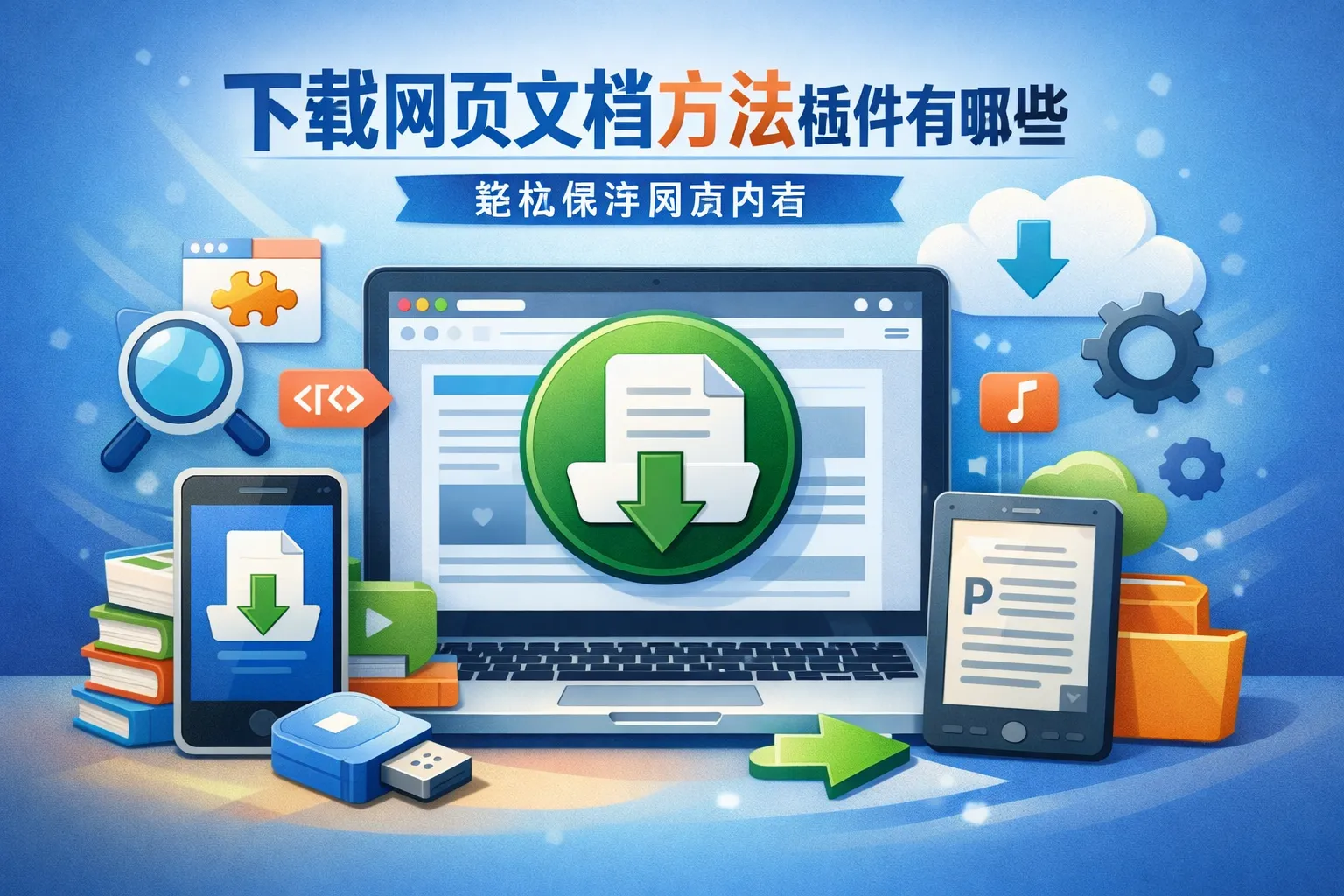 下载网页文档方法插件有哪些