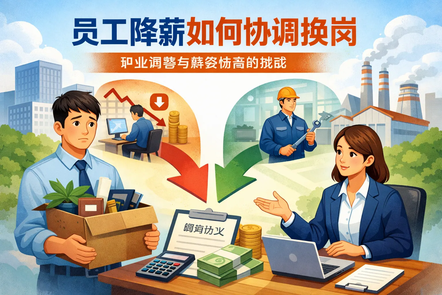 员工降薪如何协调换岗