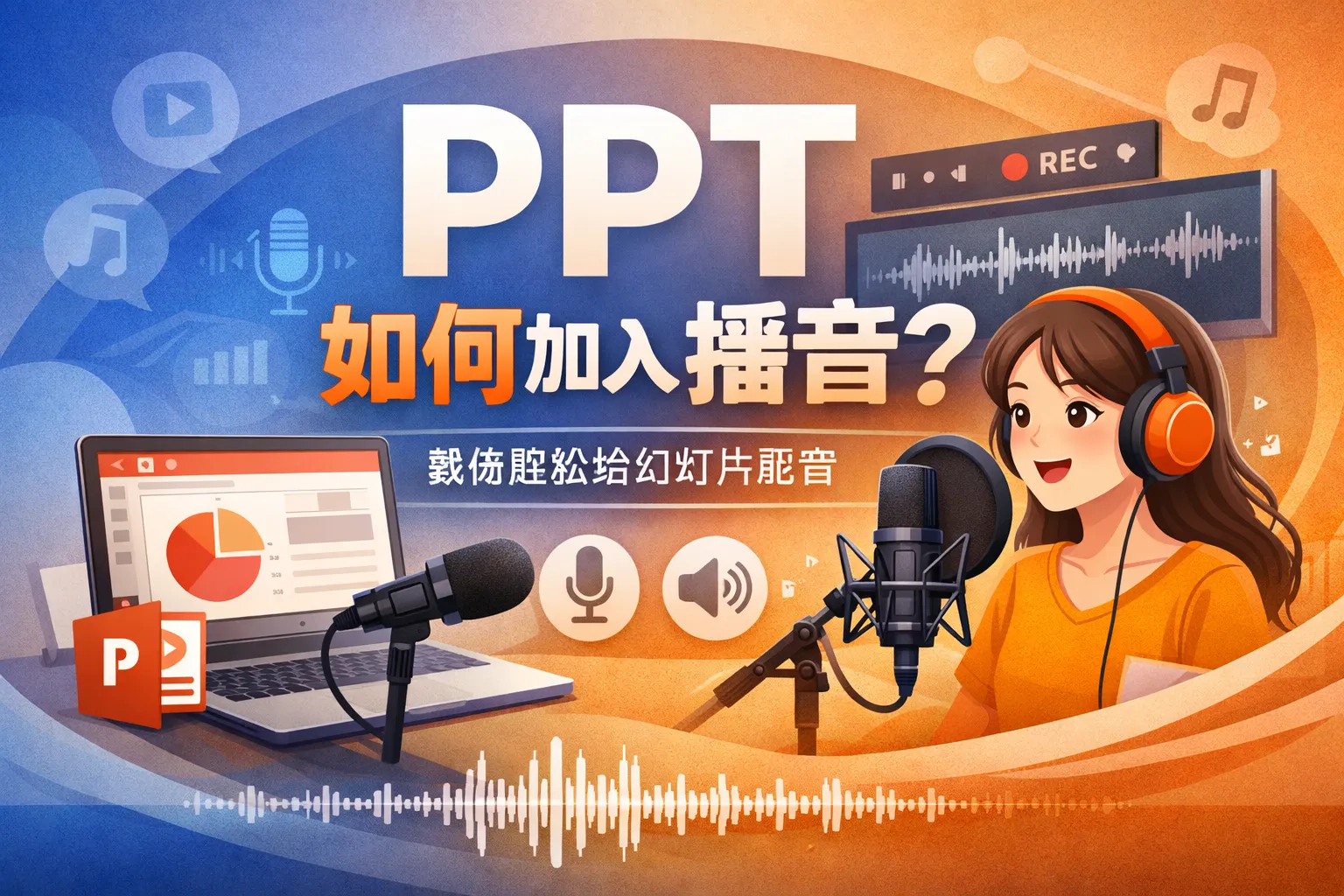 ppt如何加入播音