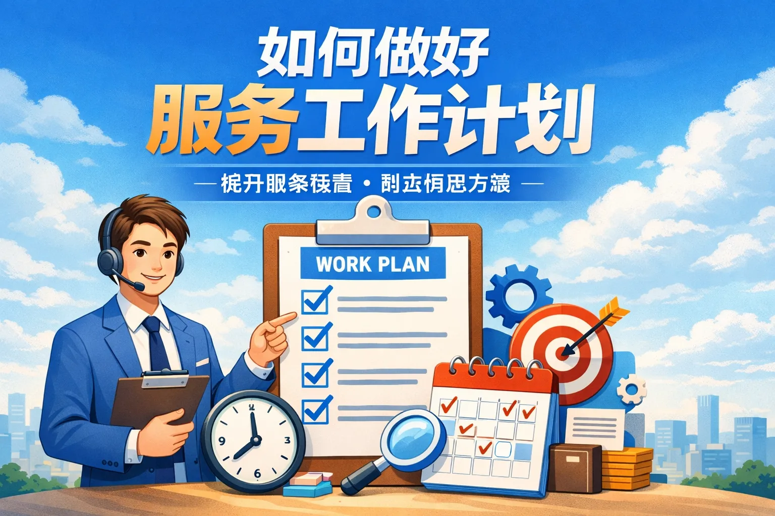 如何做好服务工作计划