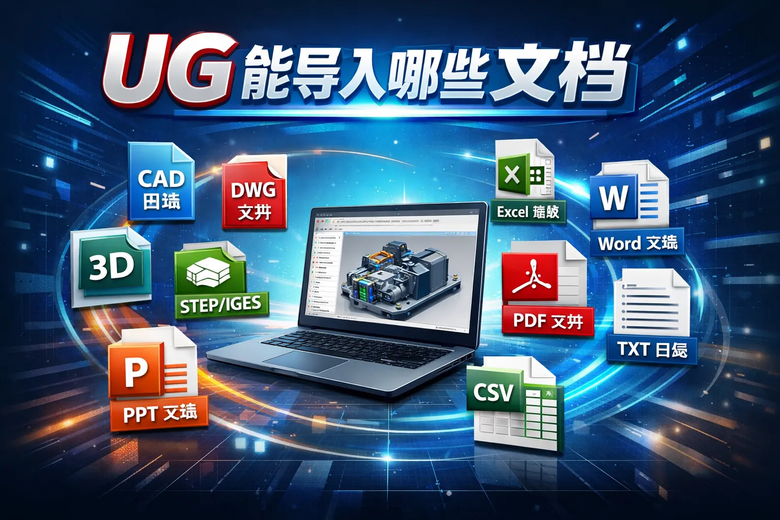 ug能导入哪些文档