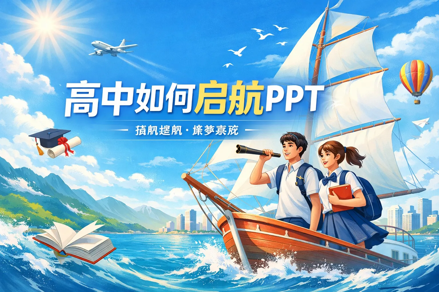 高中如何启航PPT