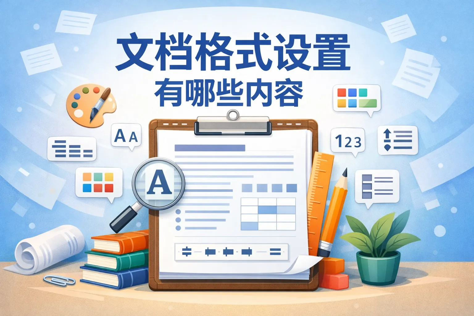 文档格式设置有哪些内容