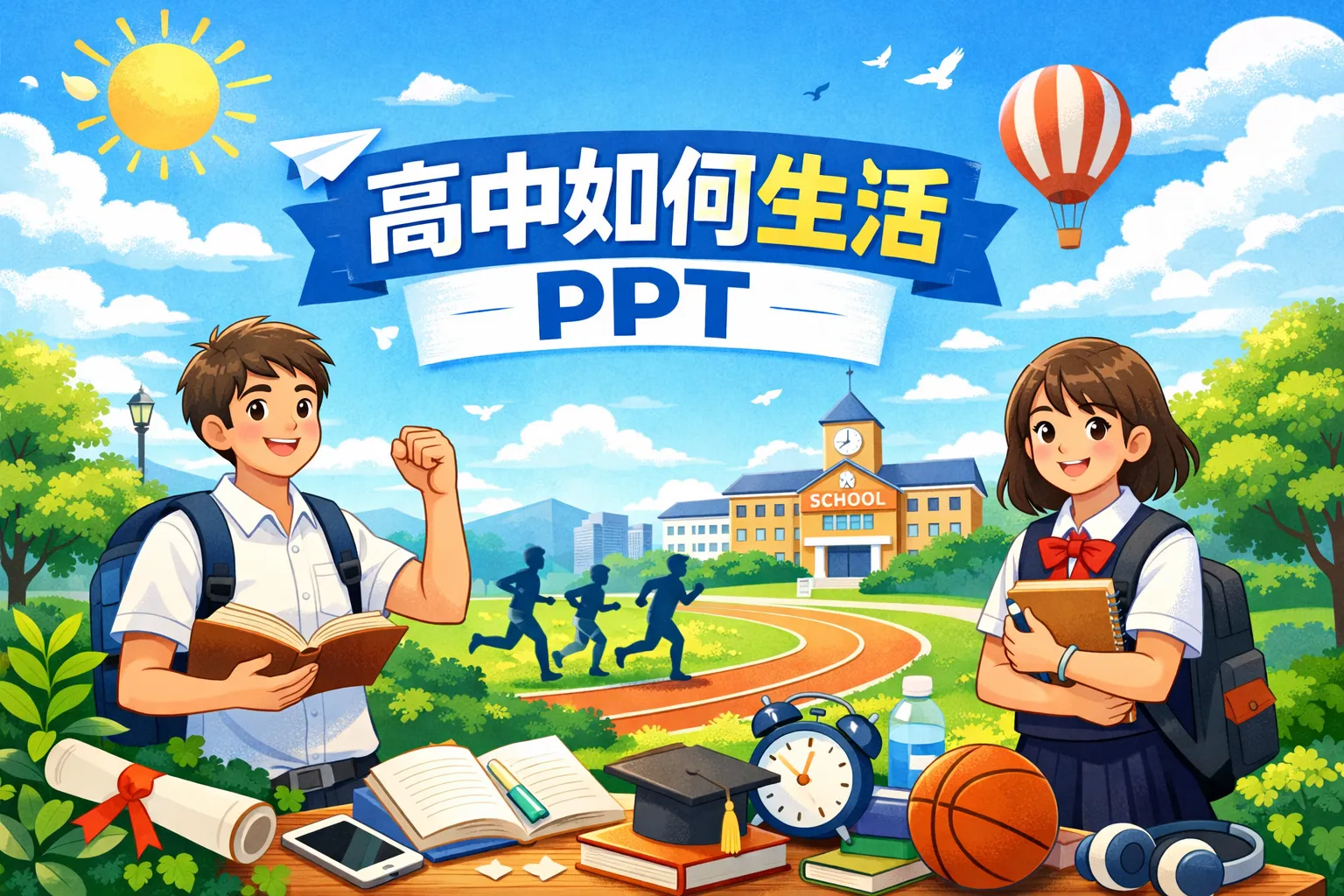 高中如何生活ppt