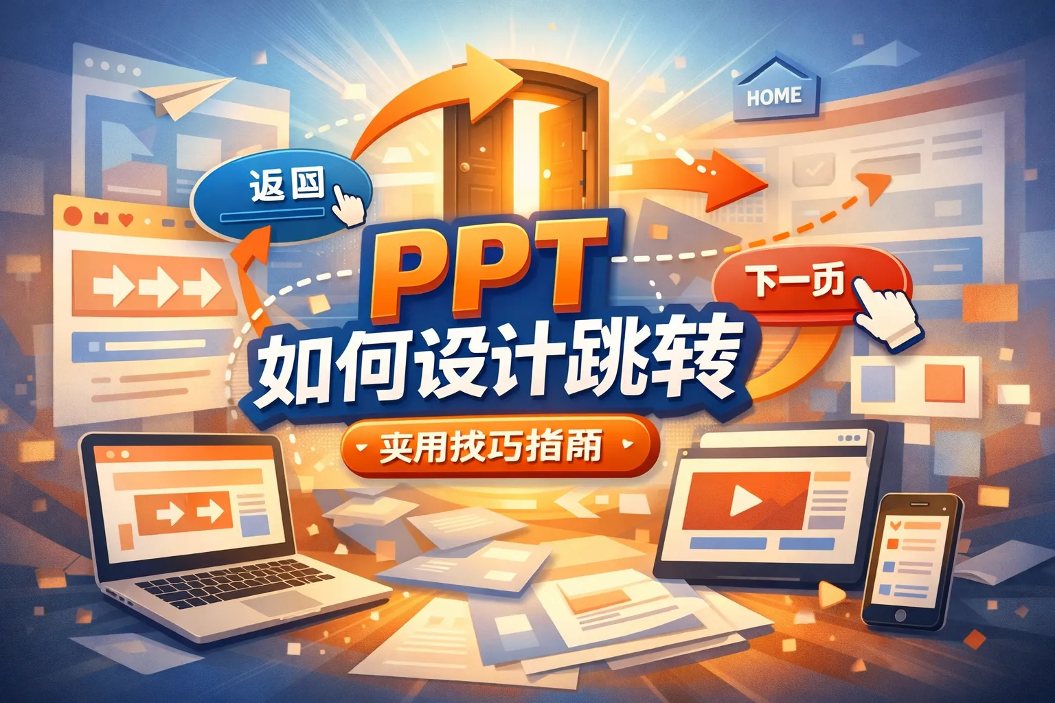 ppt如何设计跳转