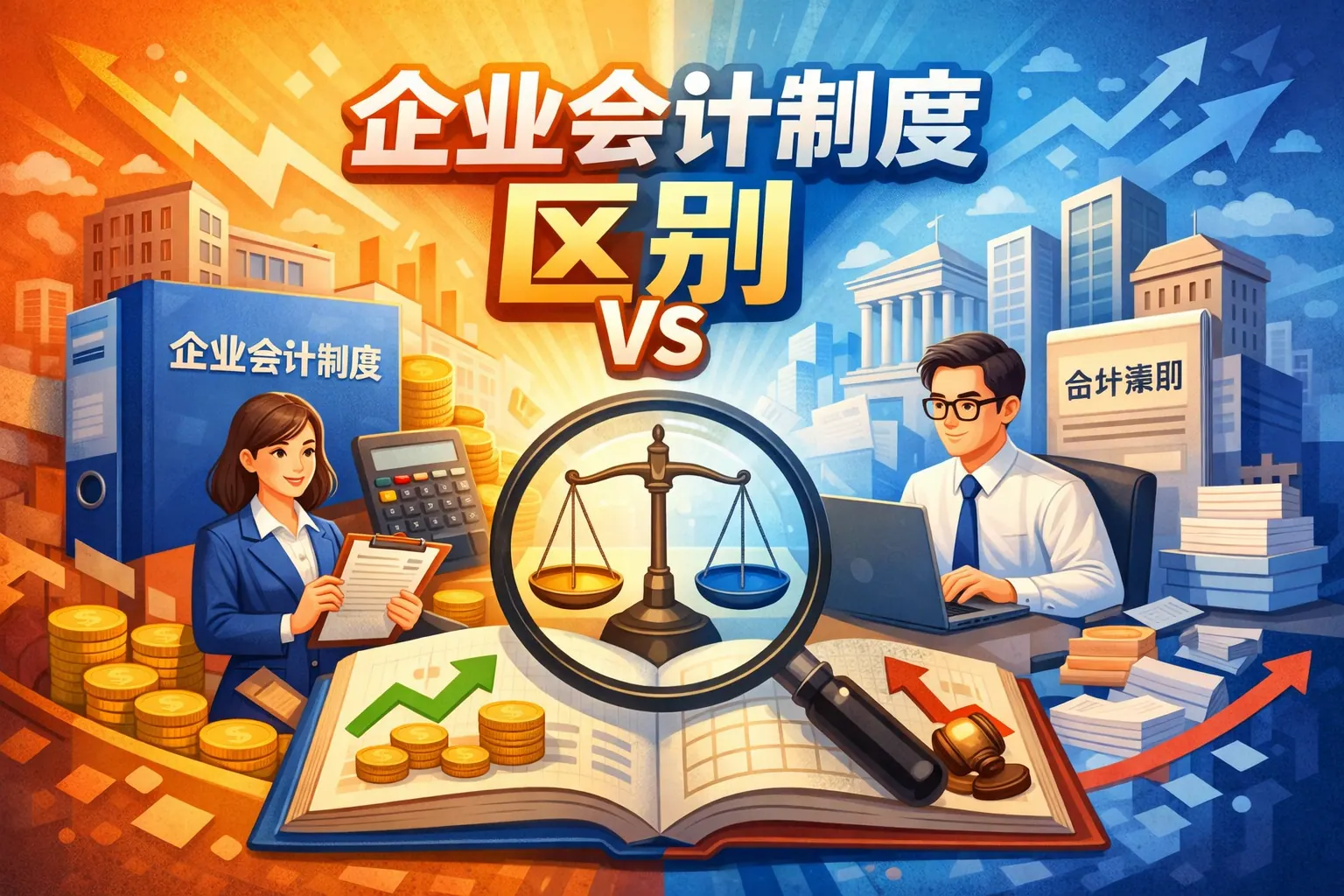 企业会计制度 区别