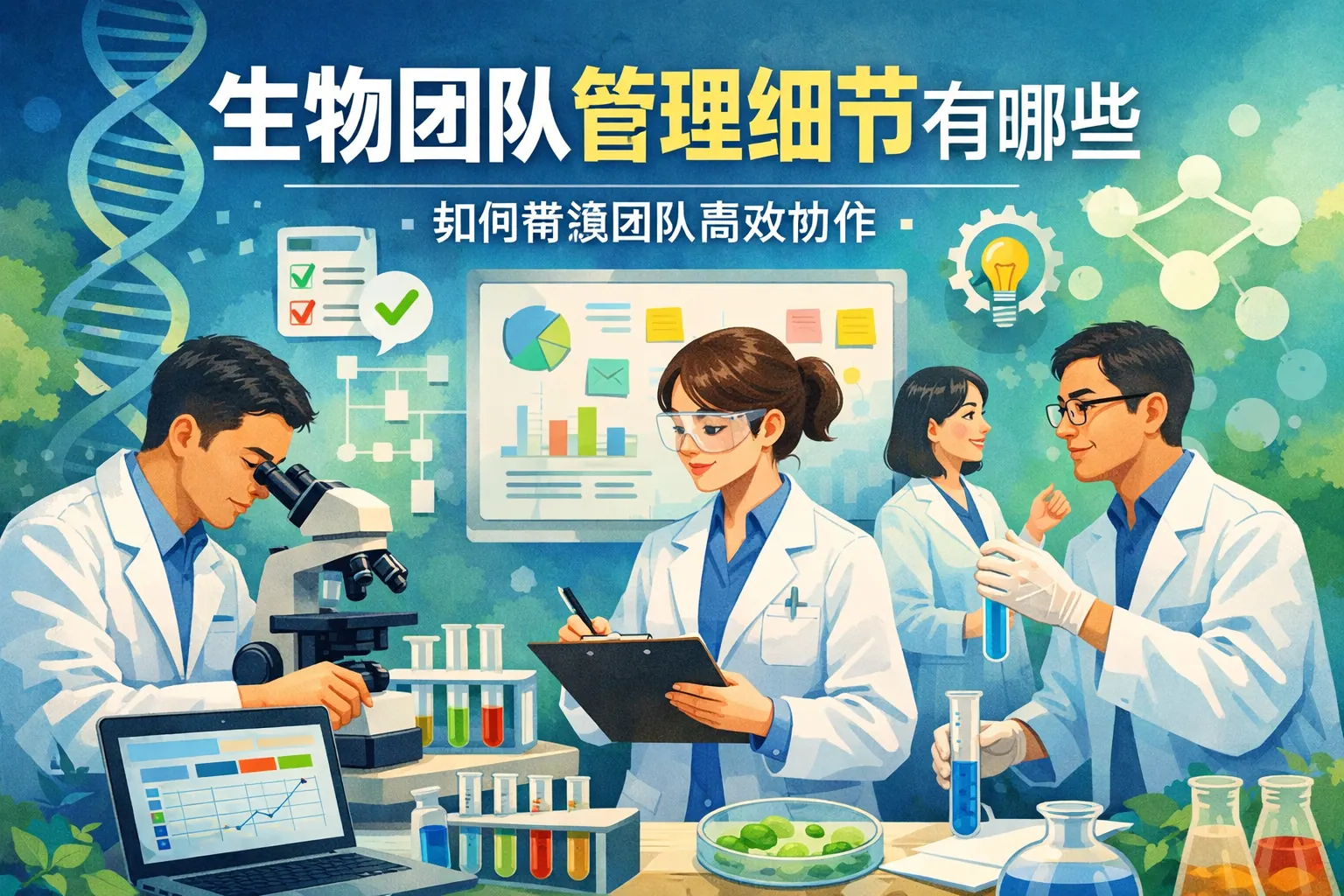 生物团队管理细节有哪些