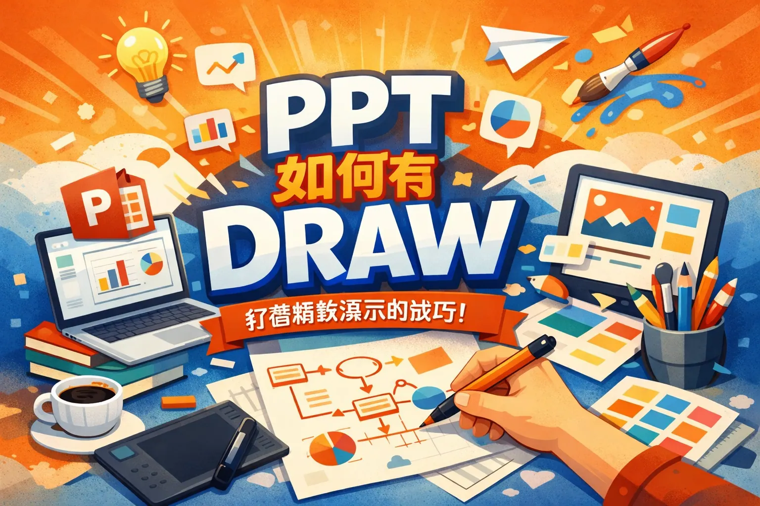 ppt如何有draw