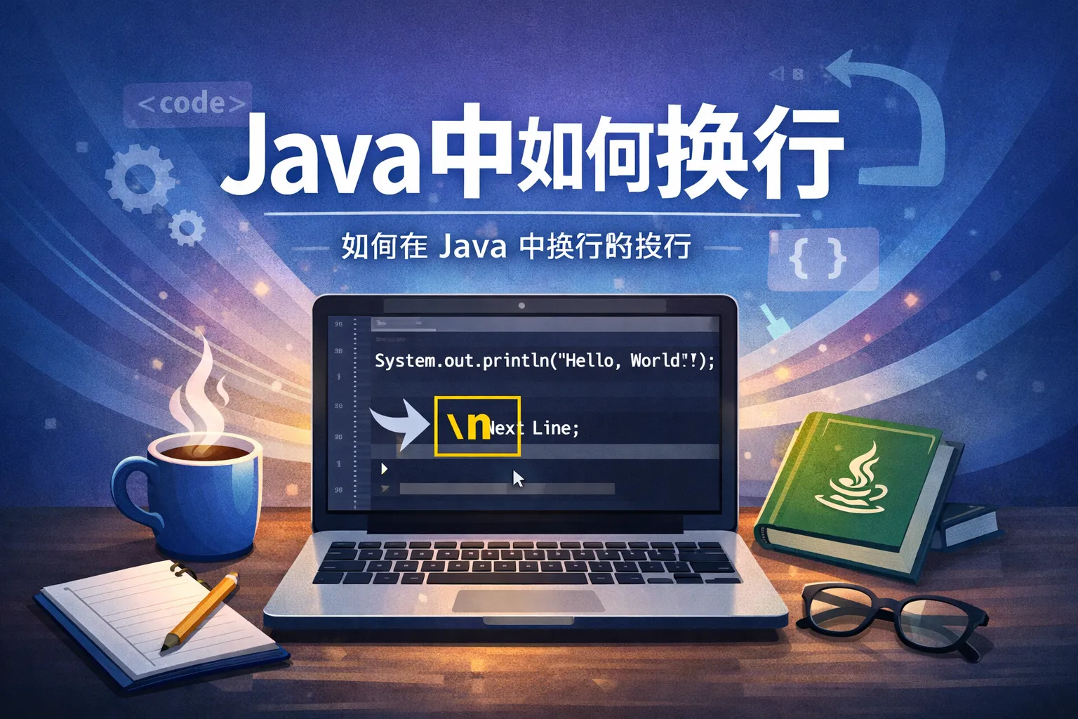 java中如何换行