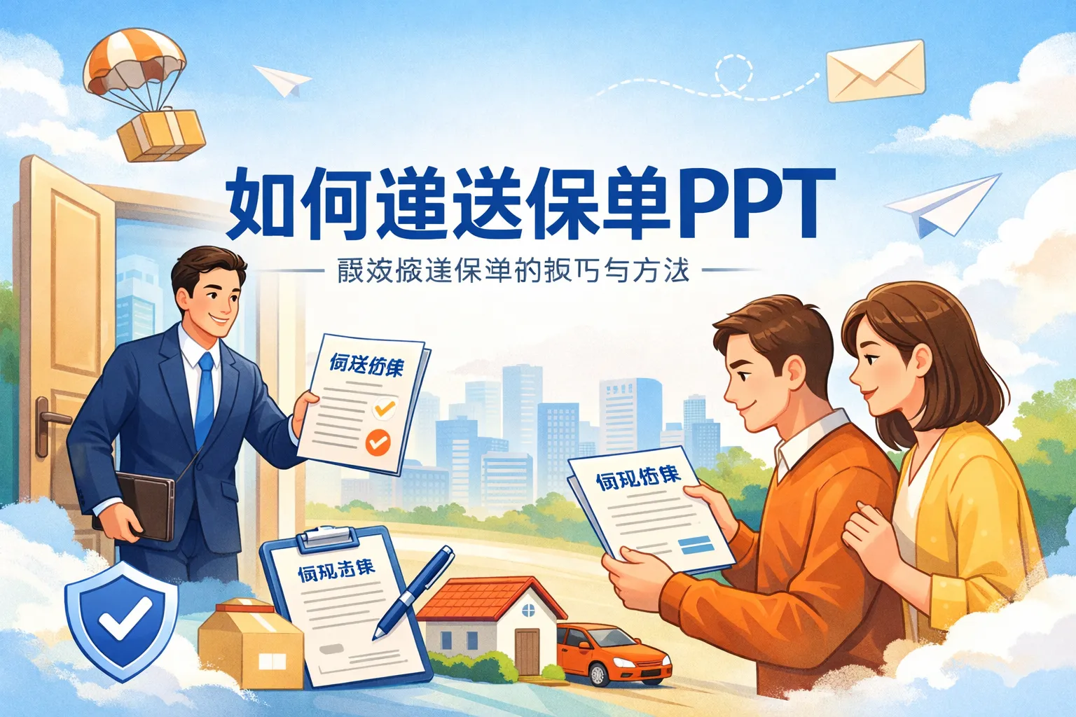 如何递送保单ppt
