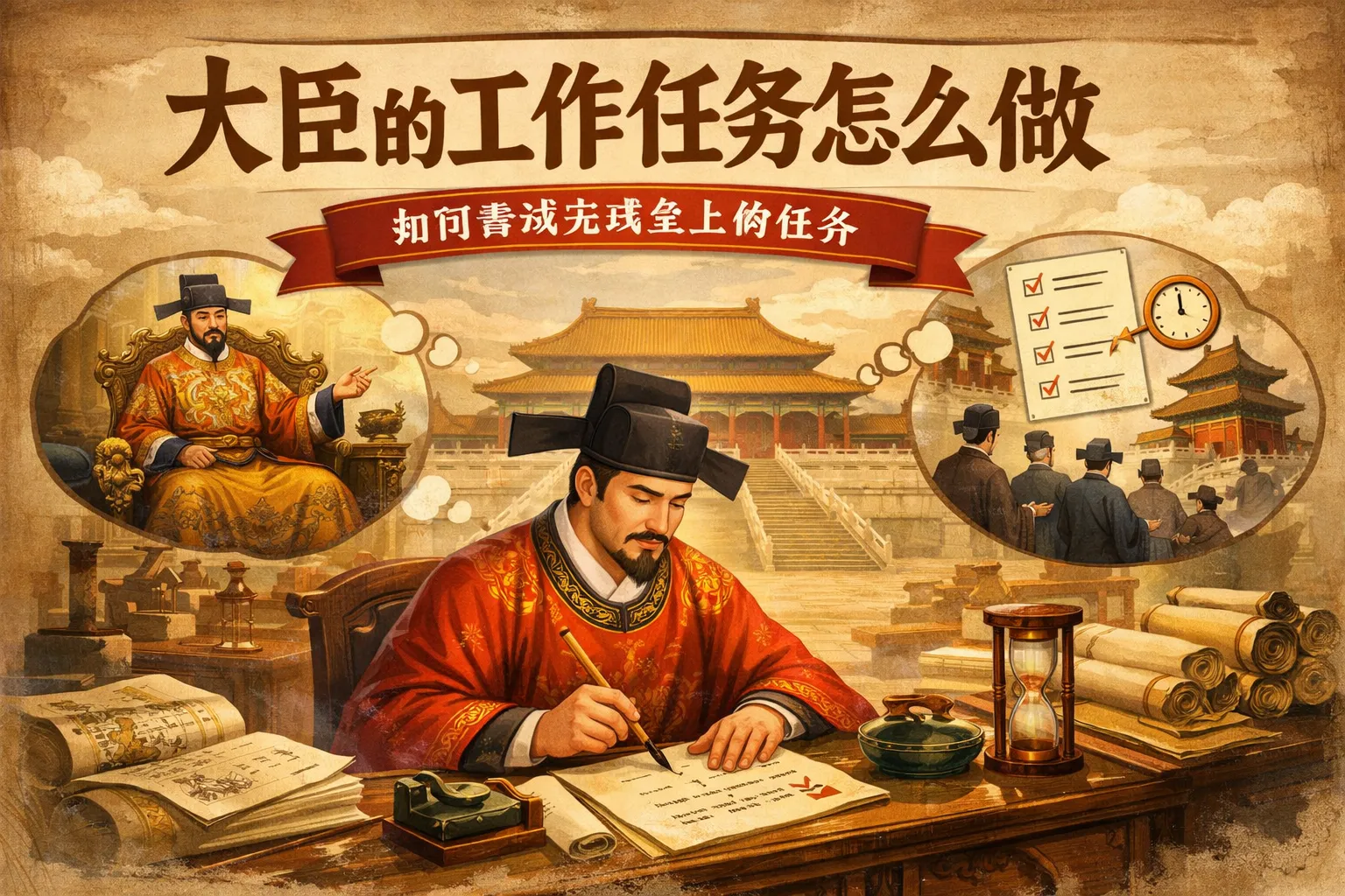 大臣的工作任务怎么做