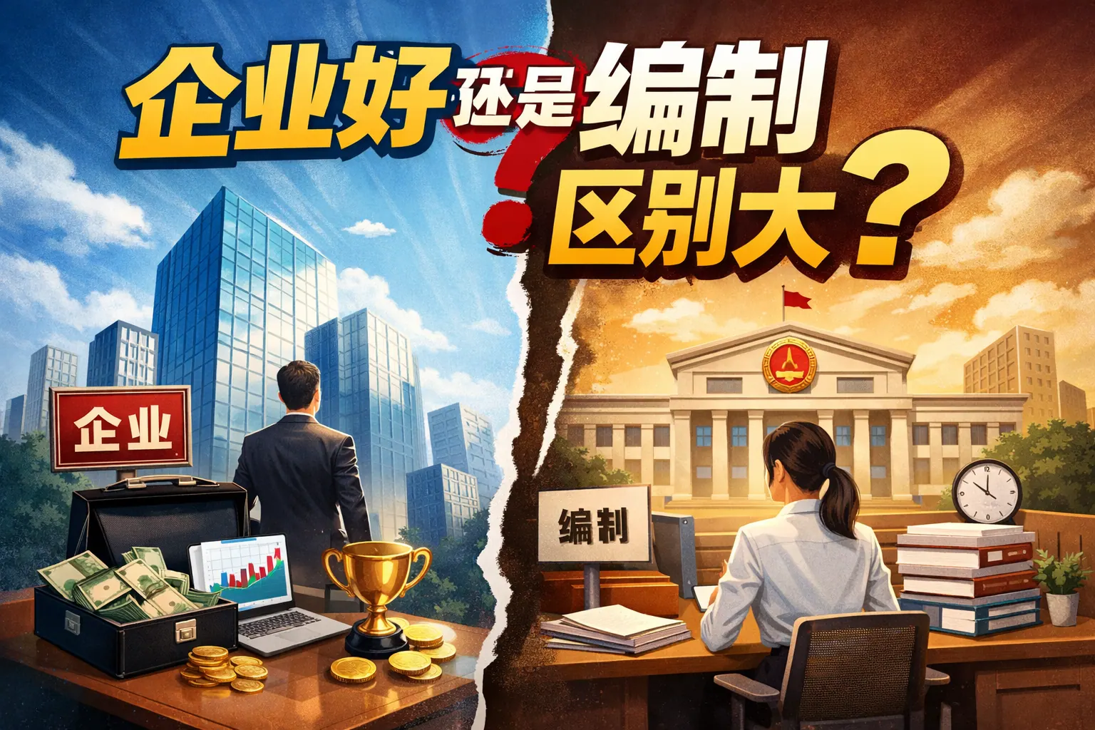 企业好还是编制区别大