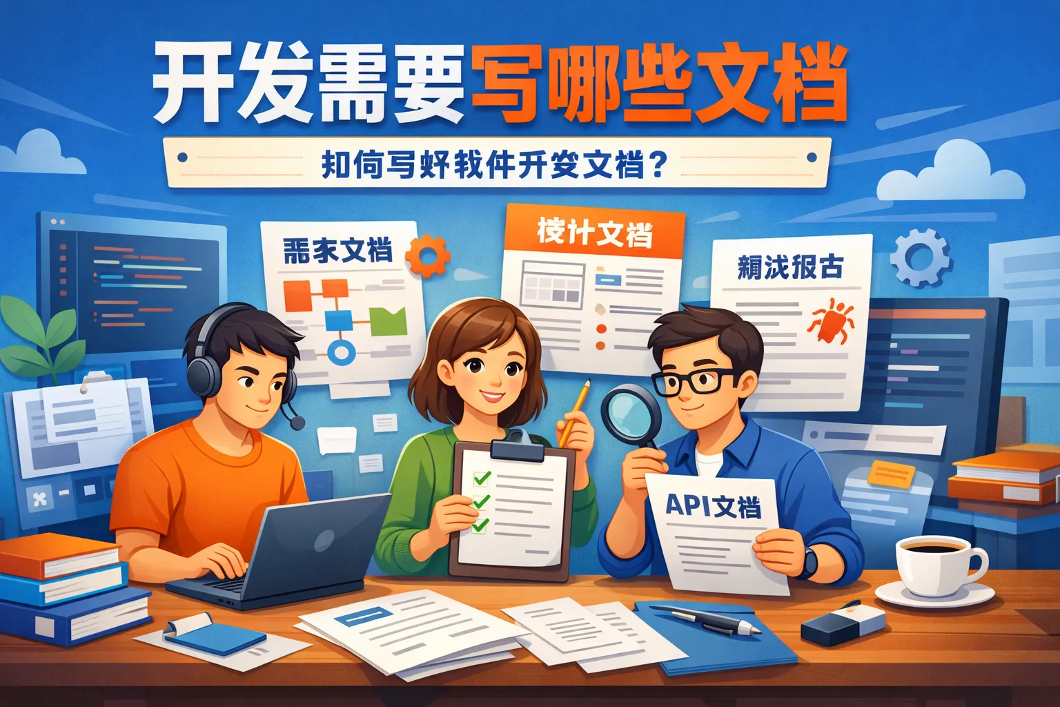 开发需要写哪些文档