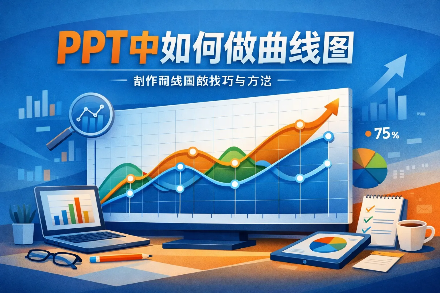 ppt中如何做曲线图