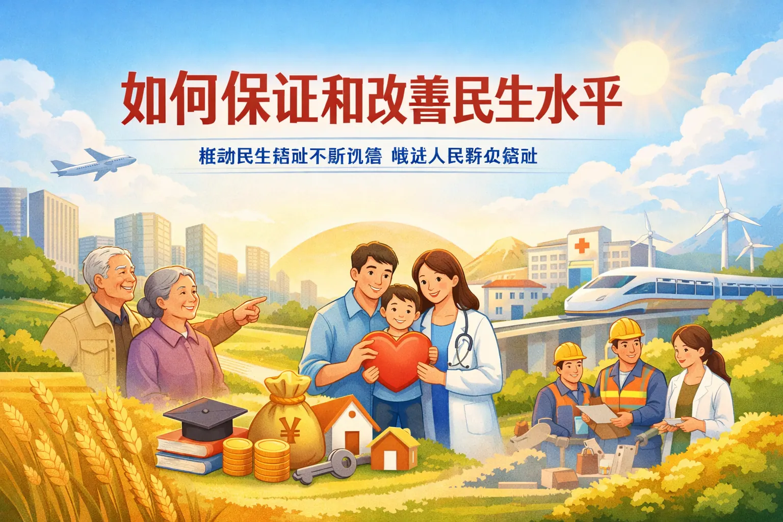 如何保证和改善民生水平ppt