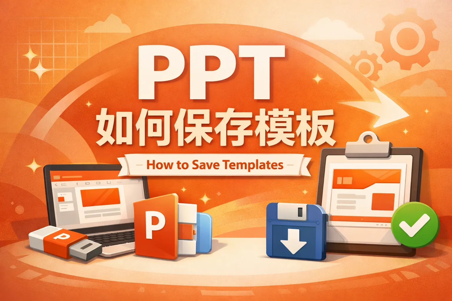 ppt 如何保存模板