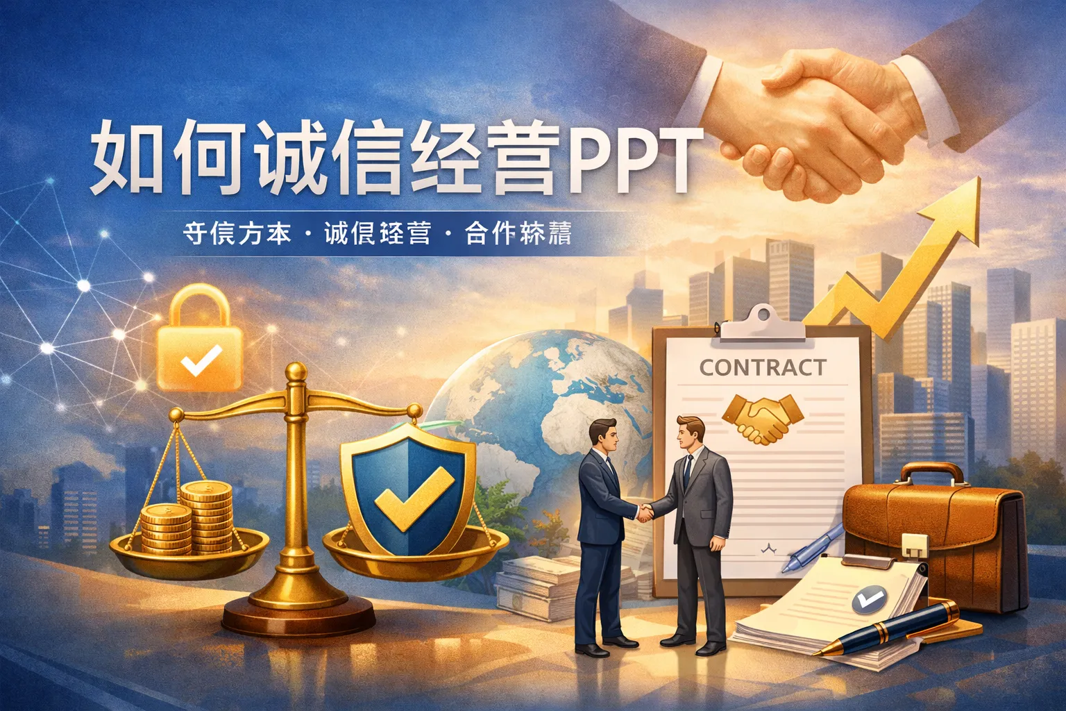 如何诚信经营ppt