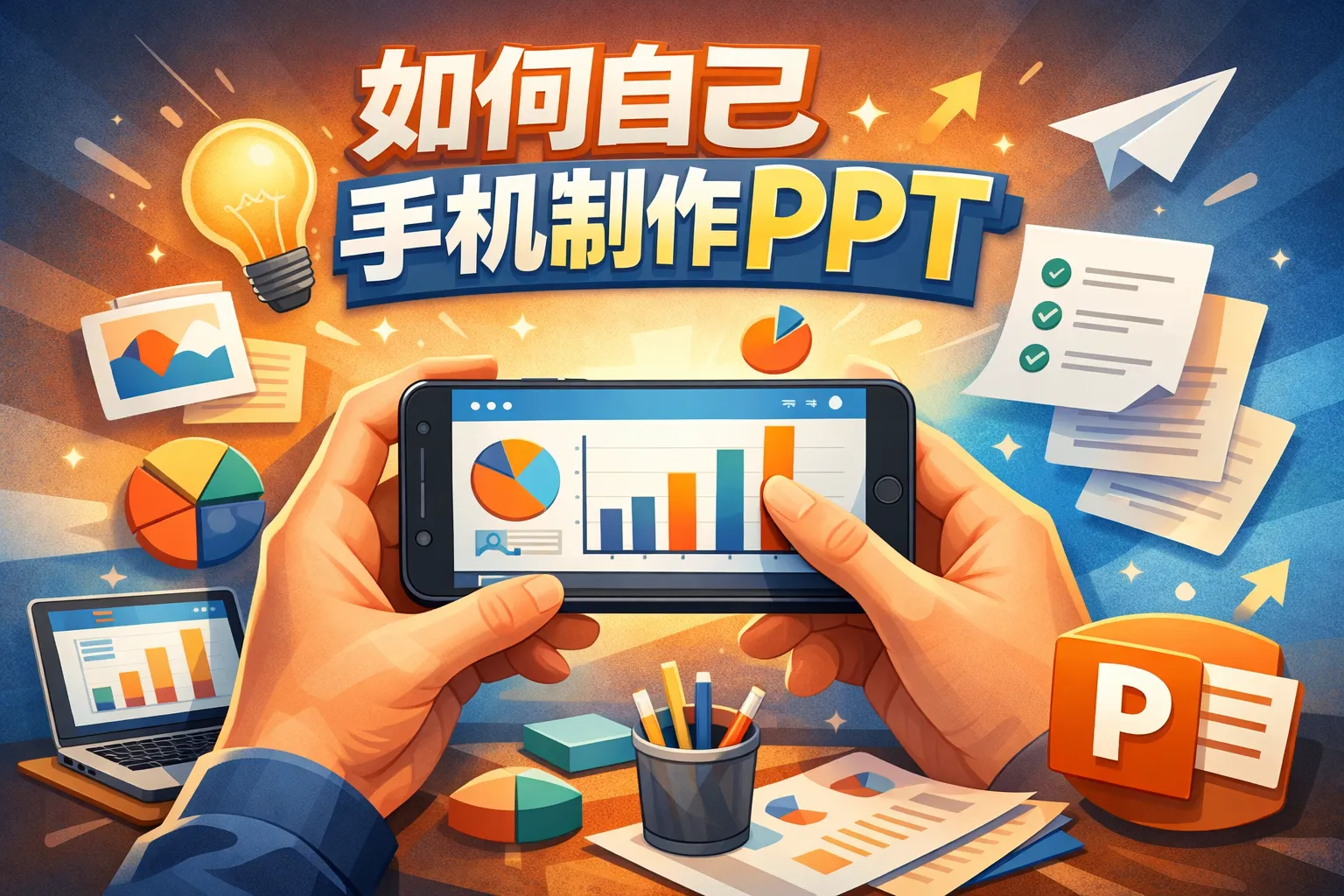 如何自己手机制作ppt