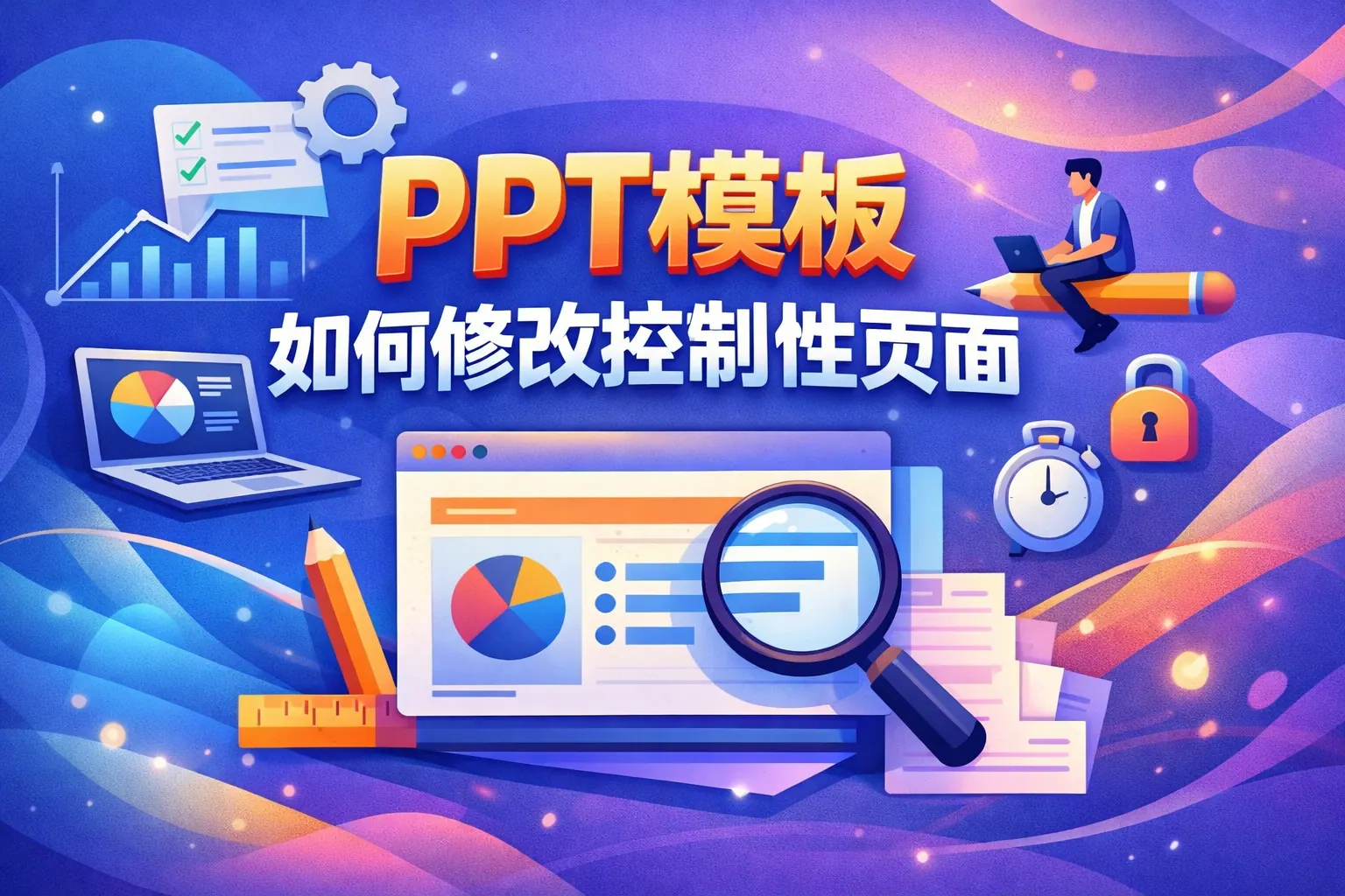 ppt模板如何修改控制性页面