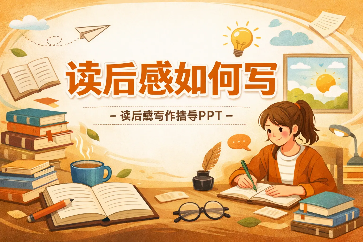 读后感如何写的ppt