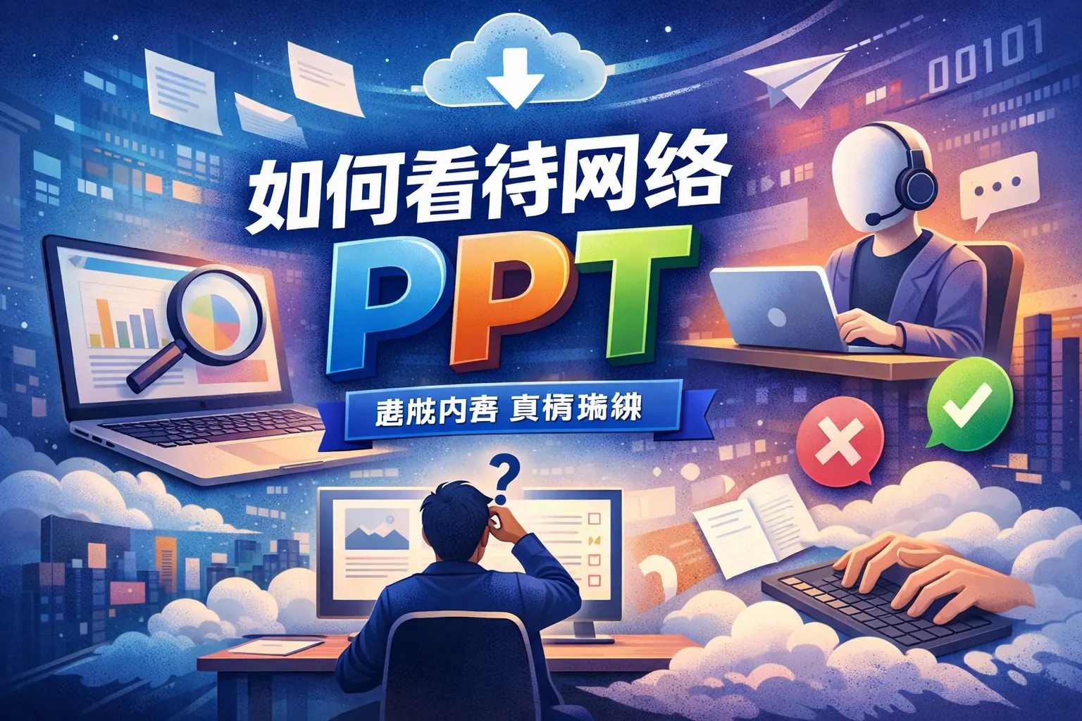 如何看待网络ppt