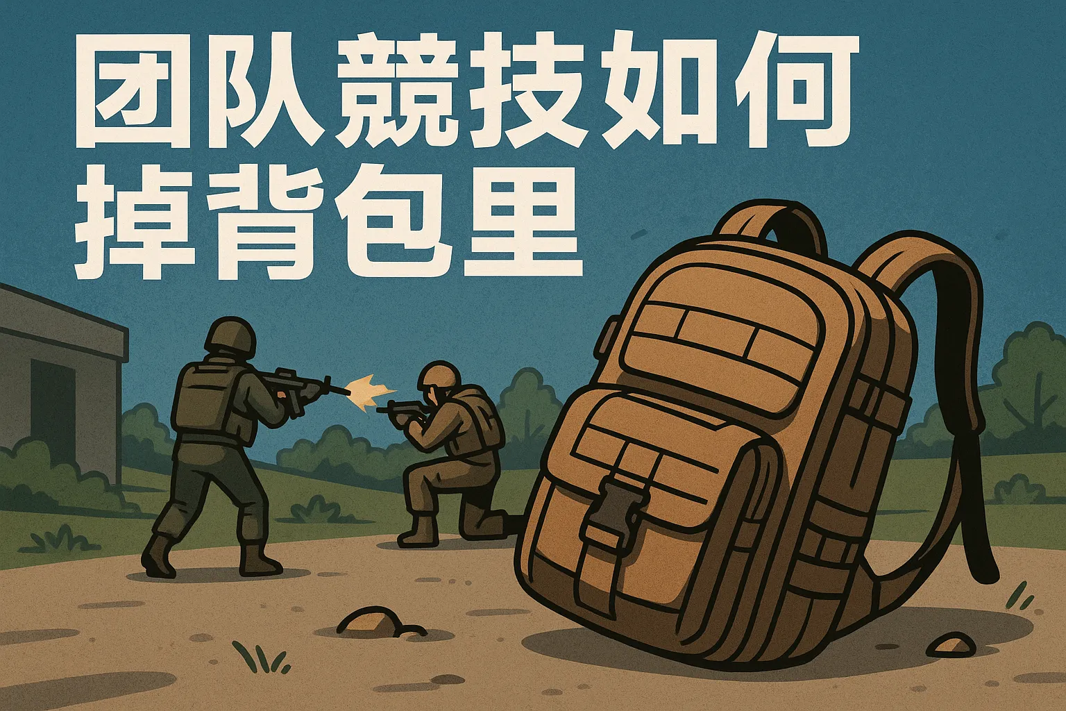 团队竞技如何掉背包里