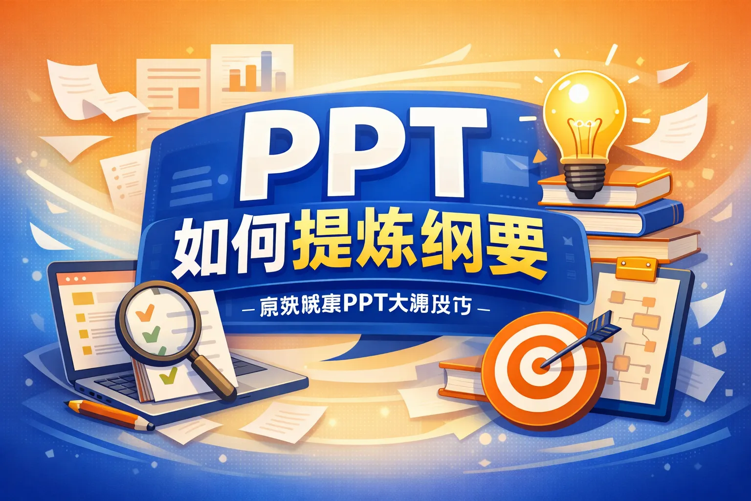 ppt如何提炼纲要