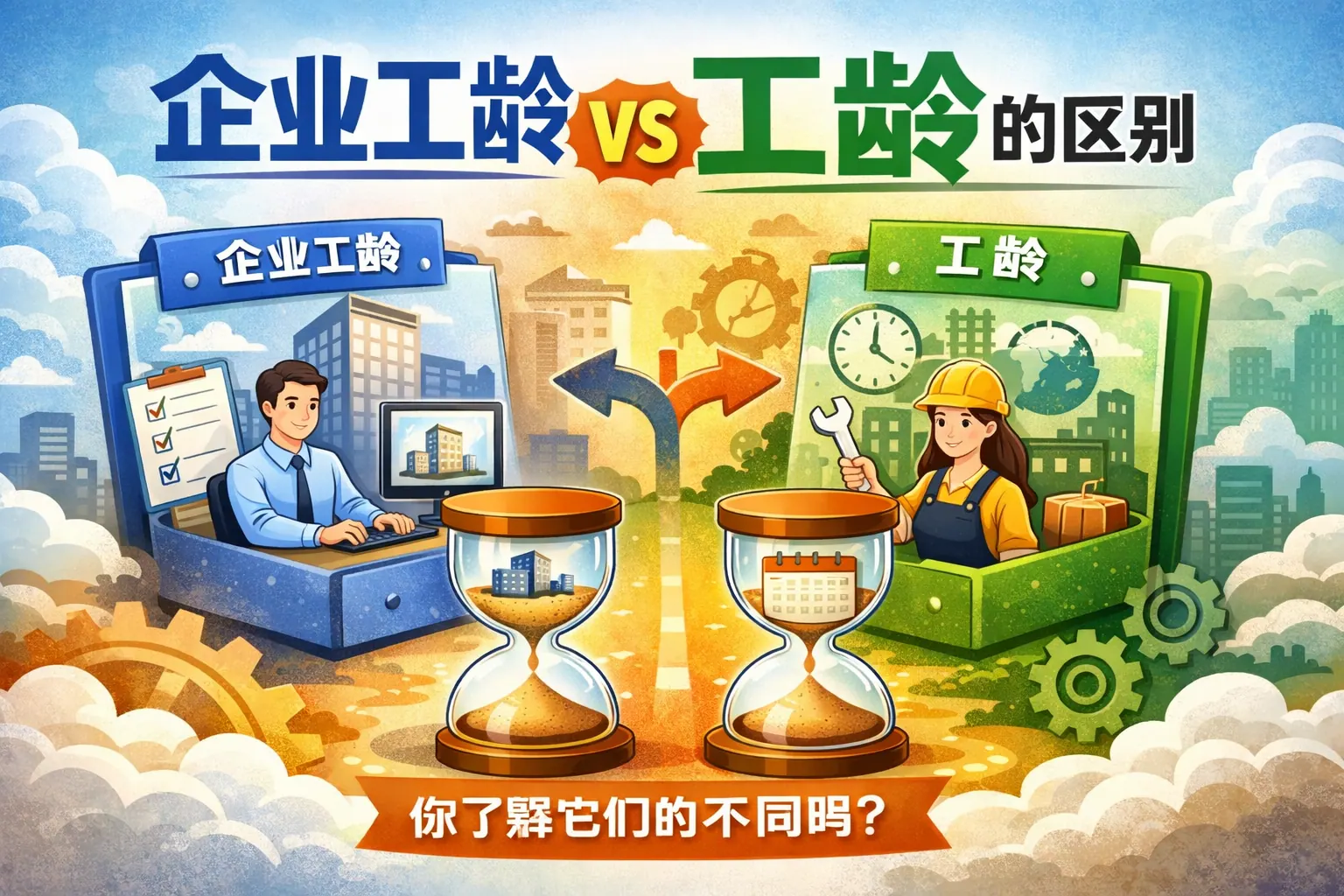 企业工龄与工龄的区别