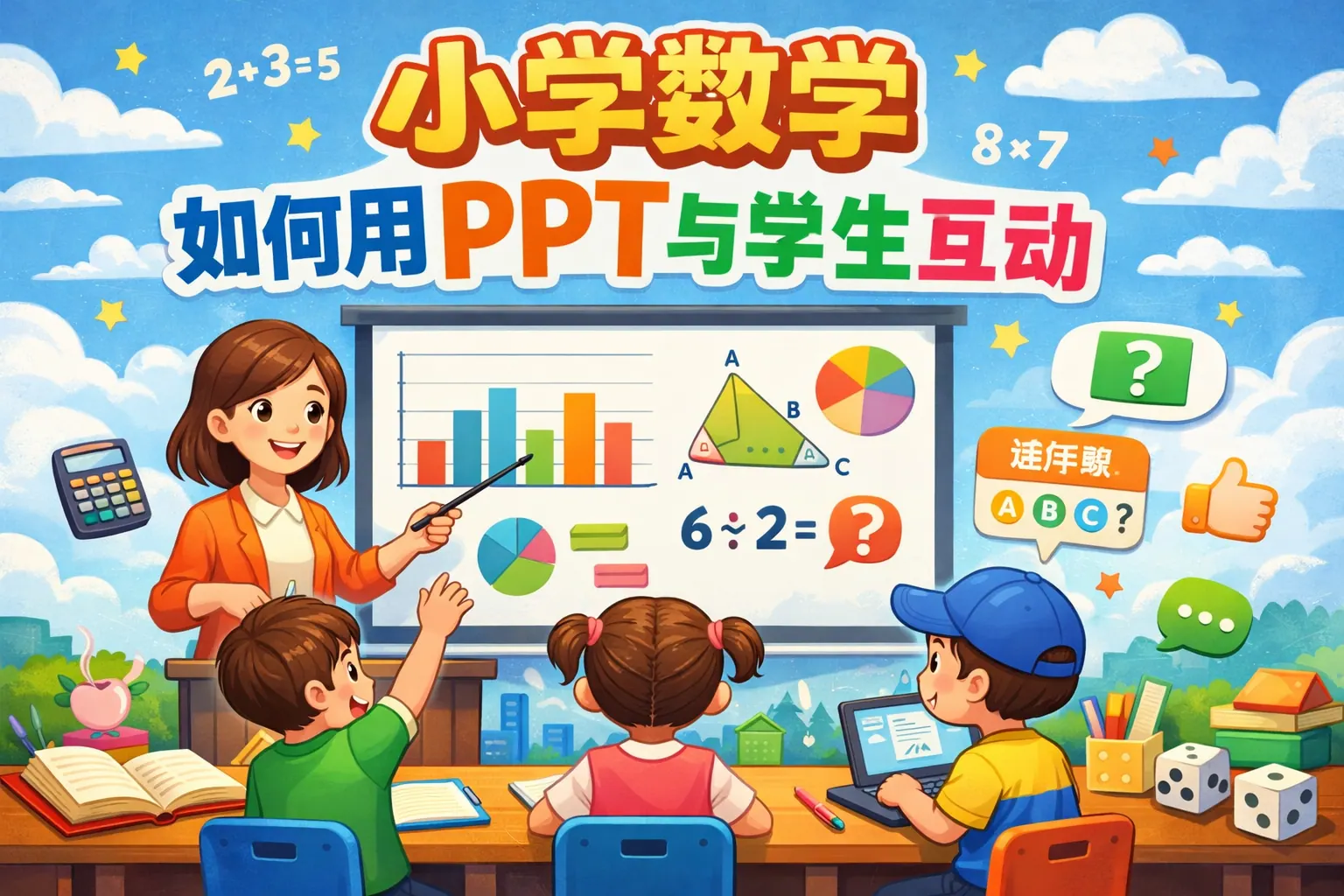 小学数学如何用ppt与学生互动