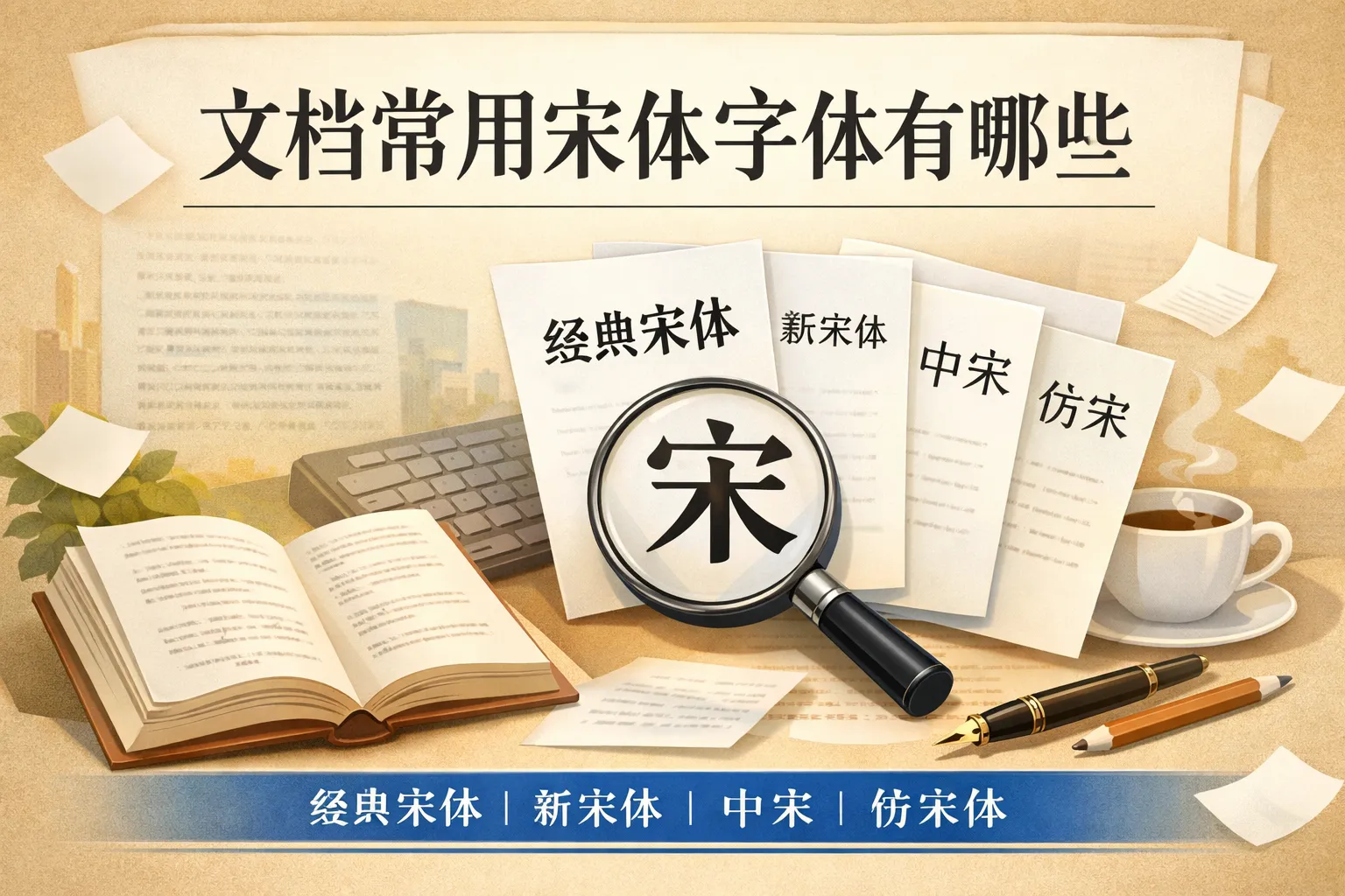 文档常用宋体字体有哪些